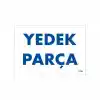 Yedek Parça Uyarı Levhası 17,5x25 KOD:1788