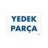 Yedek Parça Uyarı Levhası 17,5x25 KOD:1788