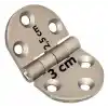 Yüksel Oval Alüminyum Kasa Menteşesi 3 cm