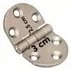 Yüksel Oval Alüminyum Kasa Menteşesi 3 cm
