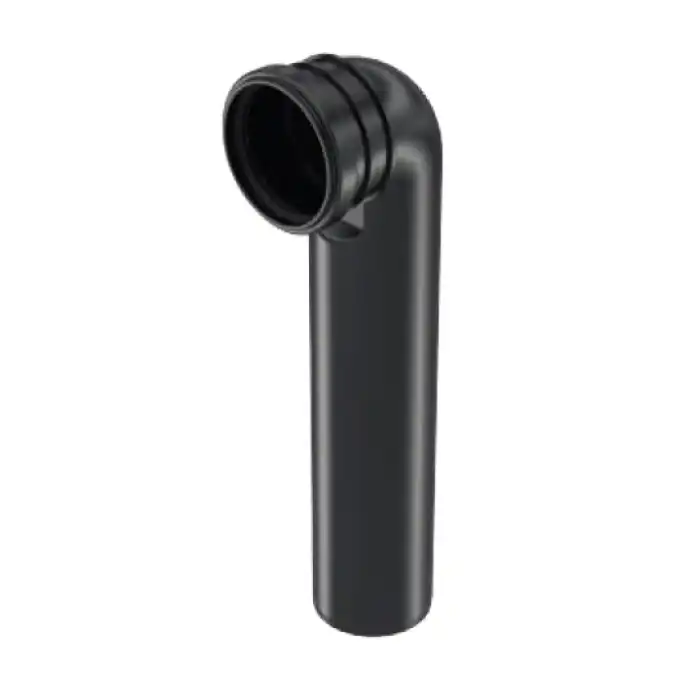 GÖMME REZERVUAR ÇİFT KELEPÇELİ PİS SU ÇIKIŞ DİRSEĞİ (Q90 X 450 mm)
