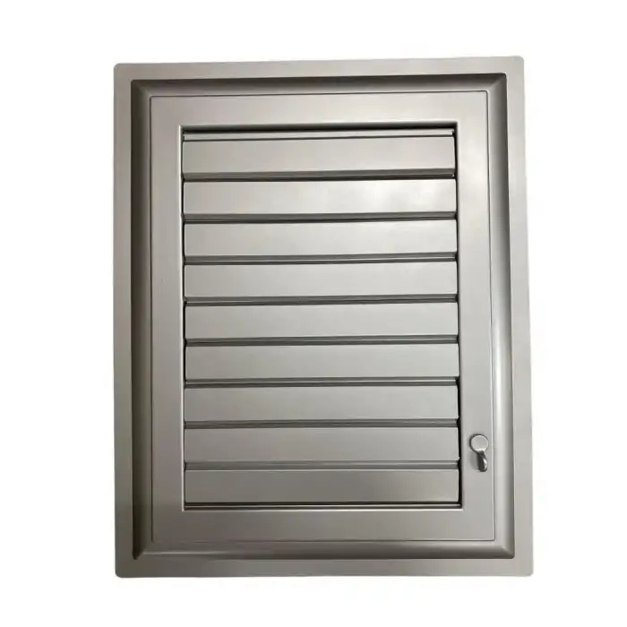Plastik Menfez 45X55 Gümüş Banyo WC Havalandırma