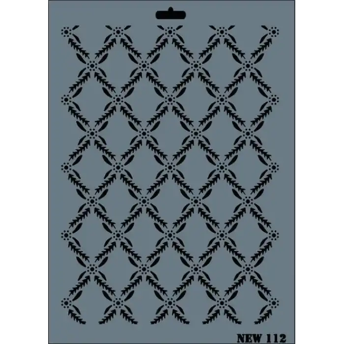 Rich New Seri N-112 Stencil 35x25 cm