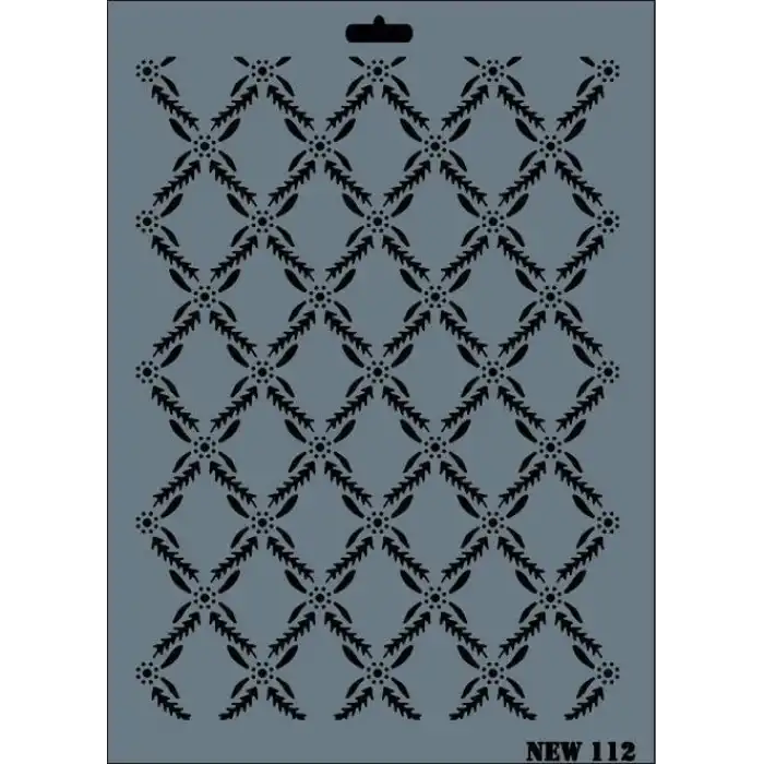 Rich New Seri N-112 Stencil 35x25 cm