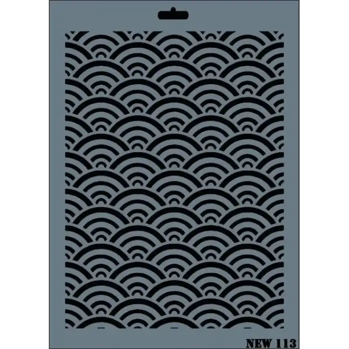 Rich New Seri N-113 Stencil 35x25 cm