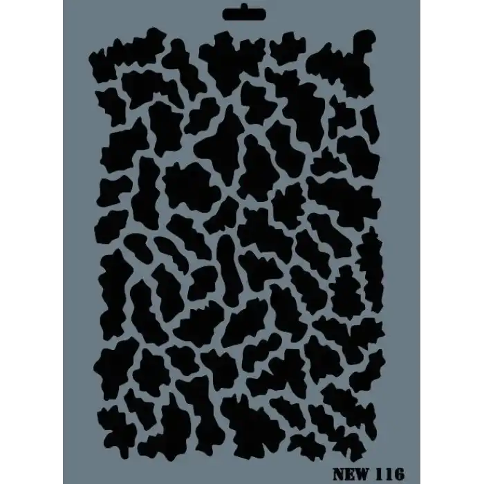 Rich New Seri N-116 Stencil 35x25 cm