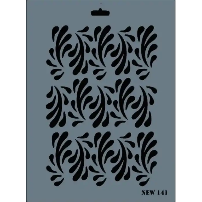 Rich New Seri N-141 Stencil 35x25 cm
