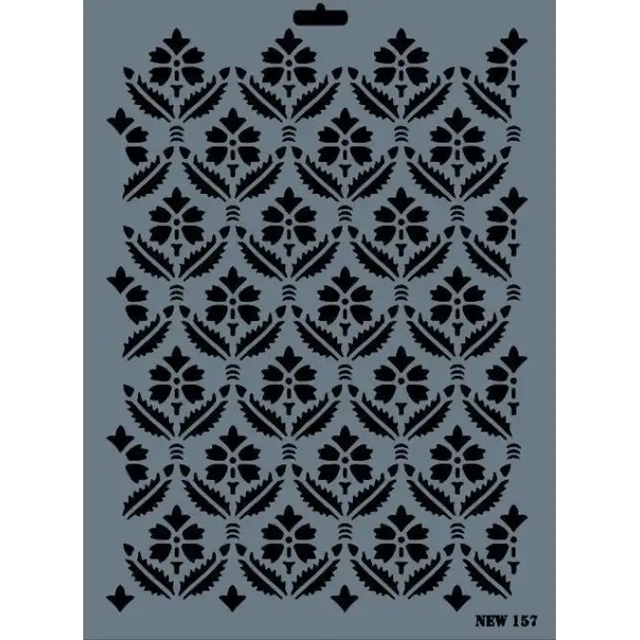 Rich New Seri N-157 Stencil 35x25 cm