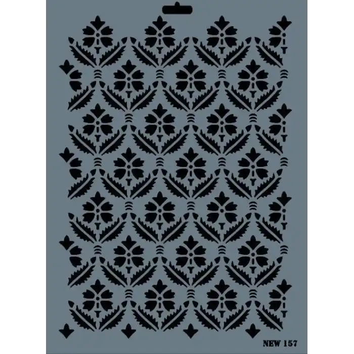 Rich New Seri N-157 Stencil 35x25 cm
