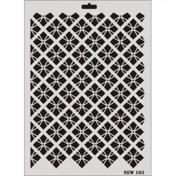 Rich New Seri N-163 Stencil 35x25 cm