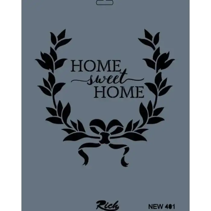 Rich New Seri N-401 Stencil 35x25 cm