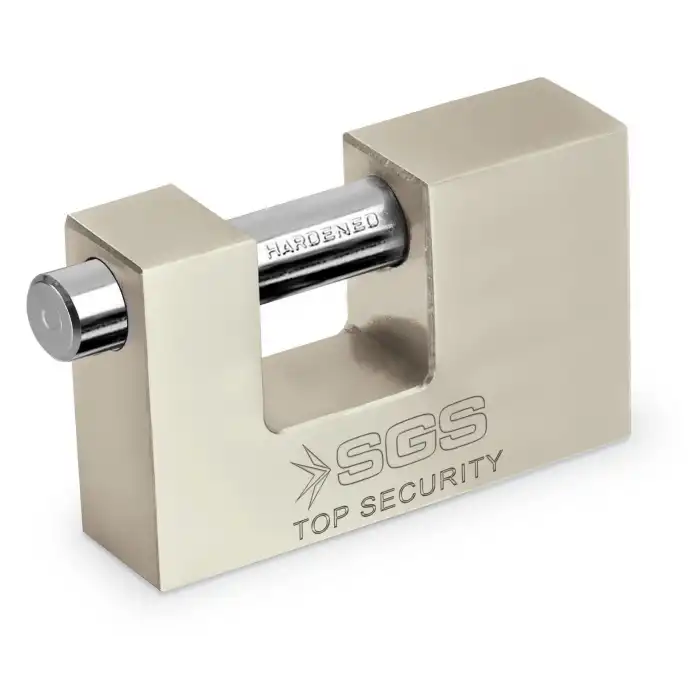 SGS 1366 Cam Kapı Kilidi Kayar Milli Saten Kaplama 80 mm