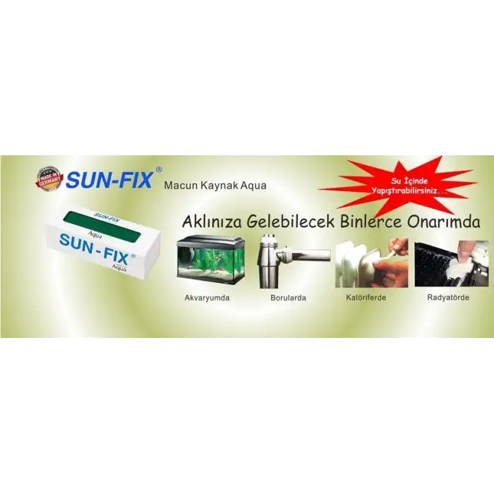 SUN FİX Aqua Kaynak Macunu 50 Gr