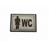 Cemax Yönlendirme Küçük WC Bayan 10X7 cm