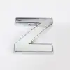 Cemax Z Harfi  3,75 cm Krom Yapışkanlı