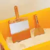 Dekor 004 Macun Ispatulası 10 cm Ahaşap Saplı