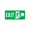 Exit Sağ Yukarı Uyarı Levhası 17,5x25 KOD:959