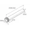 GÖMME REZERVUAR KADA SETİ ( Q90X350 + Q45X310 mm )