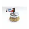 Hawk HA10147 Pimli Sarı Tel Çanak Fırça 65 mm