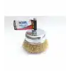 Hawk HA10147 Pimli Sarı Tel Çanak Fırça 65 mm