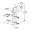 LAVABO MONTAJ SETİ TIRNAKLI TİP