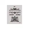 Rich New Seri N-107 Stencil 35x25 cm