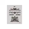 Rich New Seri N-107 Stencil 35x25 cm