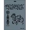 Rich New Seri N-109 Stencil 35x25 cm