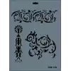 Rich New Seri N-109 Stencil 35x25 cm