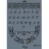 Rich New Seri N-114 Stencil 35x25 cm