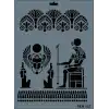 Rich New Seri N-127 Stencil 35x25 cm