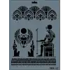 Rich New Seri N-127 Stencil 35x25 cm