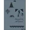 Rich New Seri N-128 Stencil 35x25 cm