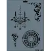 Rich New Seri N-147 Stencil 35x25 cm