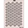 Rich New Seri N-154 Stencil 35x25 cm