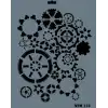 Rich New Seri N-173 Stencil 35x25 cm