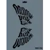 Rich New Seri N-196 Stencil 35x25 cm