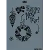 Rich New Seri N-223 Stencil 35x25 cm