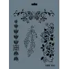 Rich New Seri N-227 Stencil 35x25 cm