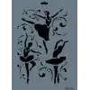 Rich New Seri N-312 Stencil 35x25 cm