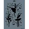 Rich New Seri N-312 Stencil 35x25 cm
