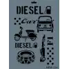 Rich New Seri N-314 Stencil 35x25 cm