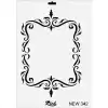 Rich New Seri N-342 Stencil 35x25 cm