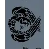 Rich New Seri N-388 Stencil 35x25 cm