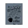 Rich New Seri N-418 Stencil 35x25 cm