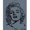 Rich New Seri N-420 Stencil 35x25 cm