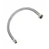 SARIBEY - 3/8 - 3/8 100 CM PASLANMAZ NİPELLİ FLEX HORTUM