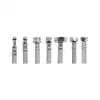 SARIBEY - 3/8 - 3/8 60 CM PASLANMAZ NİPELLİ FLEX HORTUM