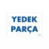 Yedek Parça Uyarı Levhası 17,5x25 KOD:1788