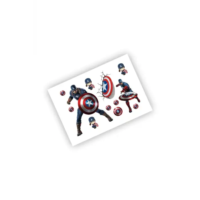 Captain America Sticker Kaptan Amerika